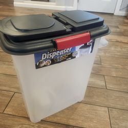 25 lb pet food storage container