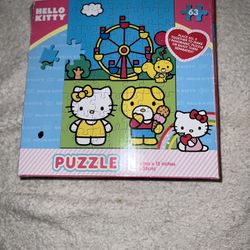 Puzzle Hello Kitty Sanrio 63 Pieces Carnival Complete