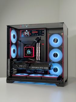 5080 Stealth Gaming PC | Ryzen 7 9800X3D | RTX 5080 16GB | Dual LCD