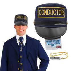 Conductor Hat Christmas Train Costume / Sombrero de Conductor del Tren Polar Express