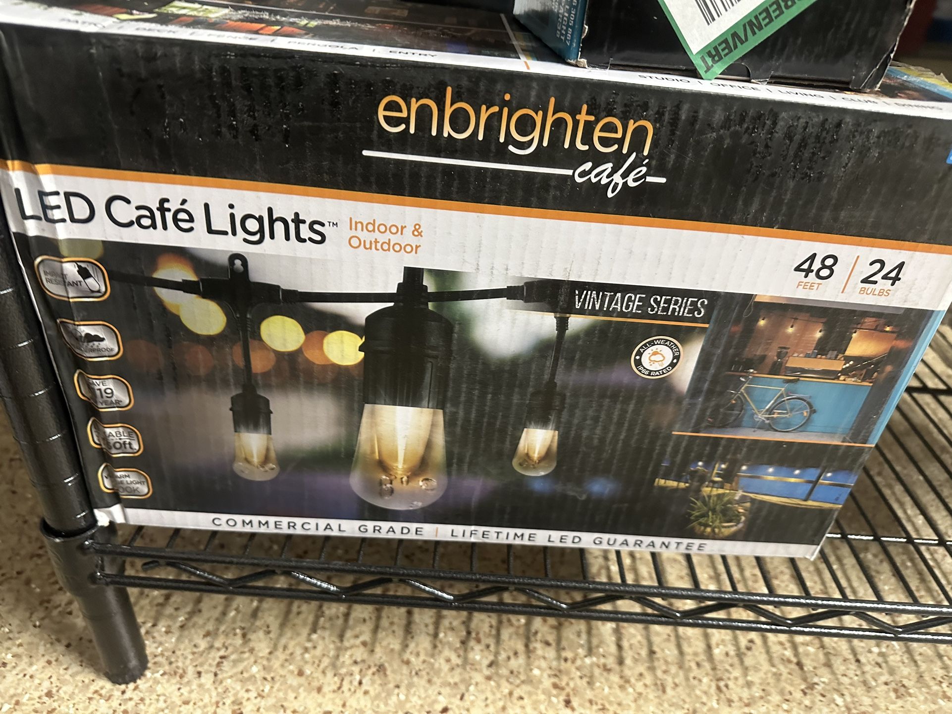 Enbrighten Vintage LED Cafe Lights.