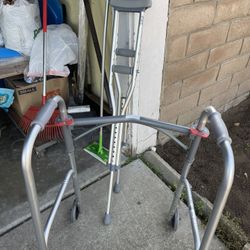 Walker And crutches