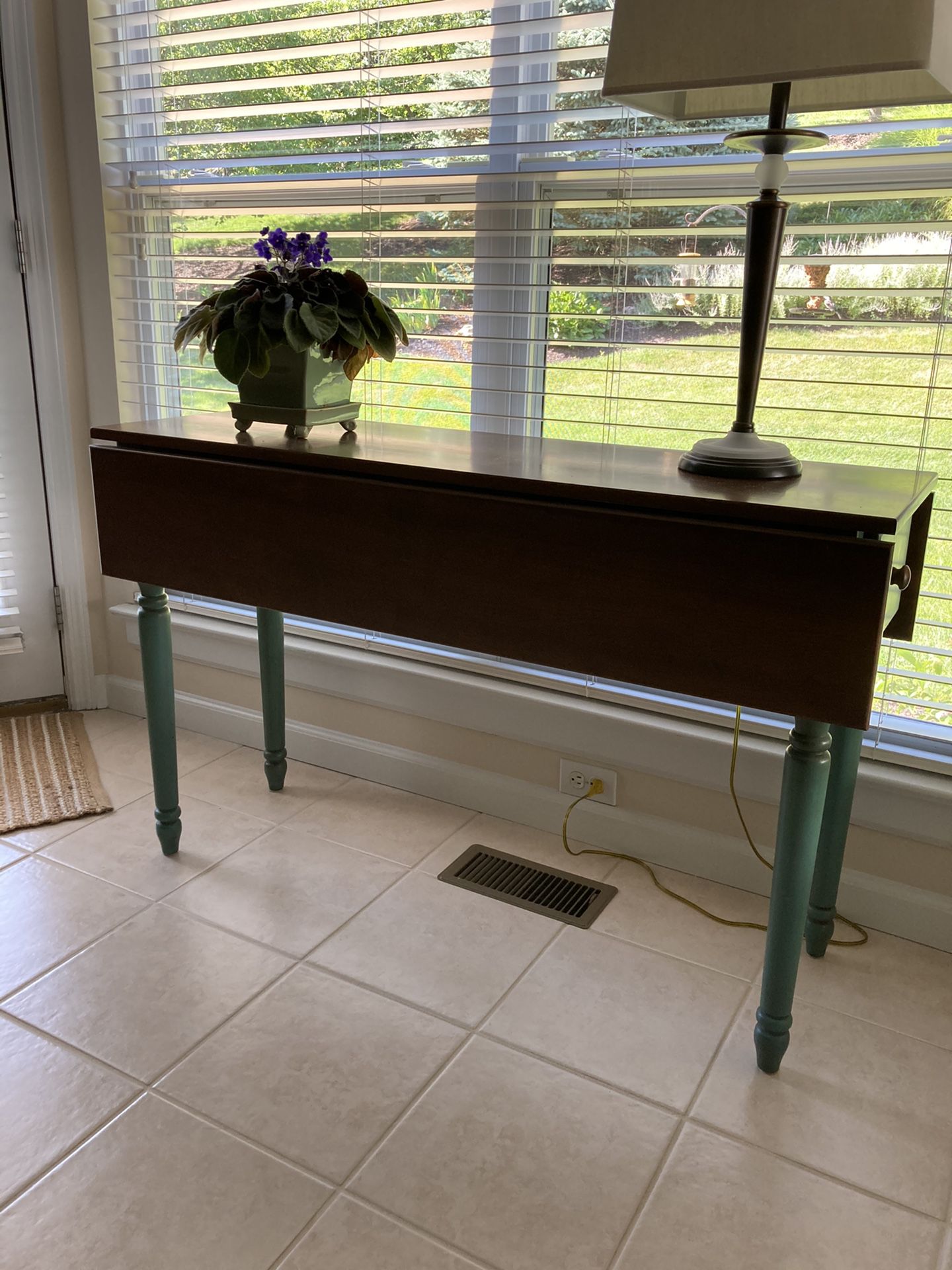 Solid cherry Console/dining table