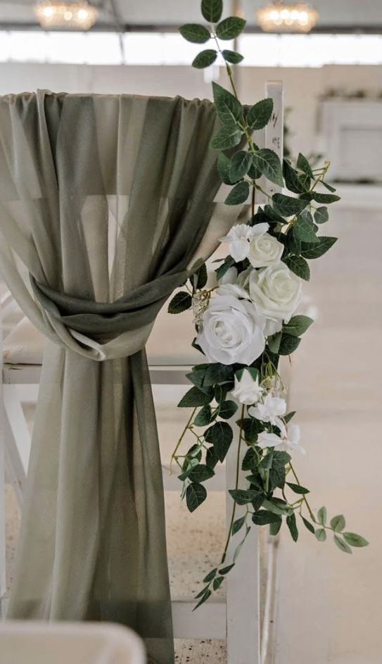 Wedding Chair Drapes