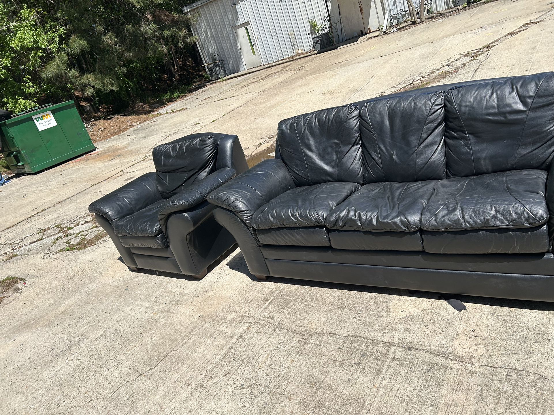 Leather Sofa Set (Fayetteville Ga
