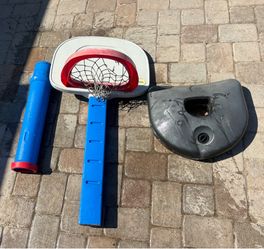 Little Tikes Adjustable Kids Basketball Hoop – Indoor/Outdoor – $8