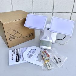 LED Motion Sensor Flood Light Outdoor Garage Door Lights Patio Light Fixture Super Bright Flood Lamp