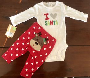 New with tags, Carter’s Christmas Pajamas. Size 3 months