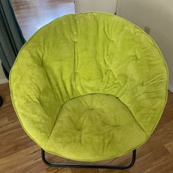Lime Green Deluxe Saucer Chair