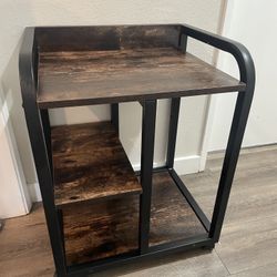 3-Shelf Rolling Cart / Bookshelf / Printer Stand