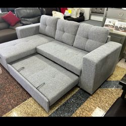 *Now Available*---Monaco Adjustable Fabric Sleeper Sofa---Delivery And Easy Financing Available🫡