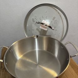 Princess House casserole  De 6 qt. Clásica De Acero Inoxidable Nueva 