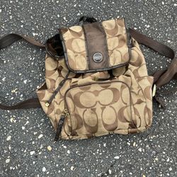 Female Coach Backpack 
