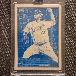 2024 TOPPS Clayton Kershaw Hand Dexterity Short Print Insert 