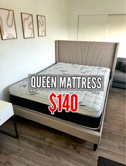 New Queen mattress only $140