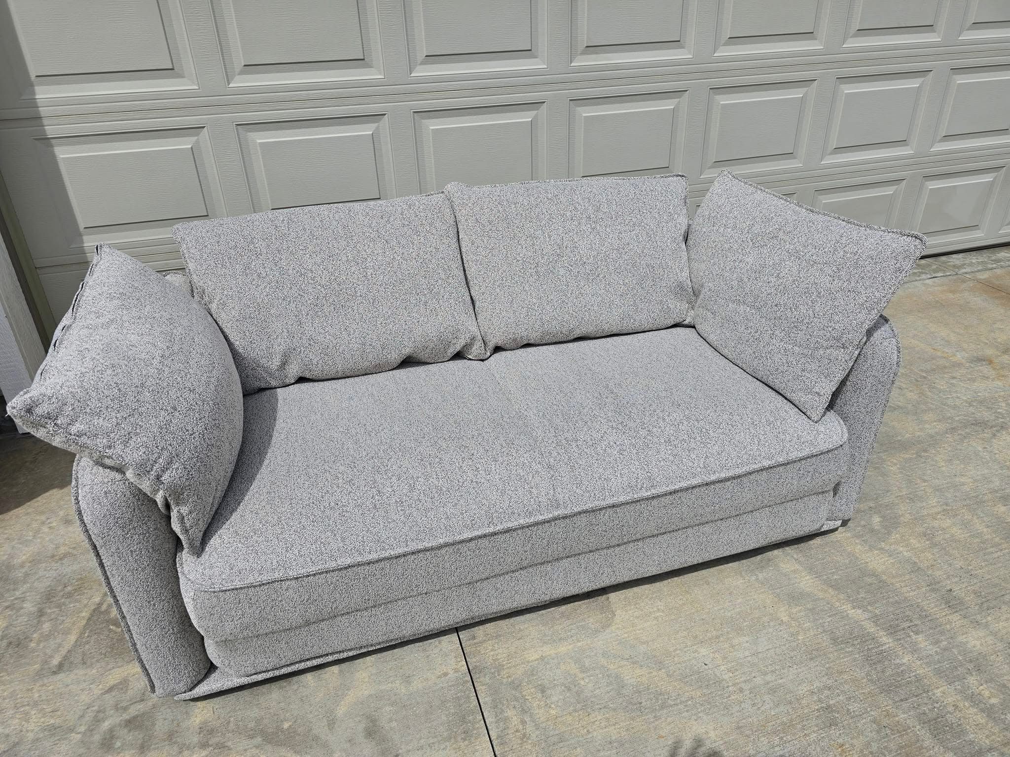 Koala Sofa Bed 64" (2.5-Seater), Paperback Gray, Like New, Perfect Condition