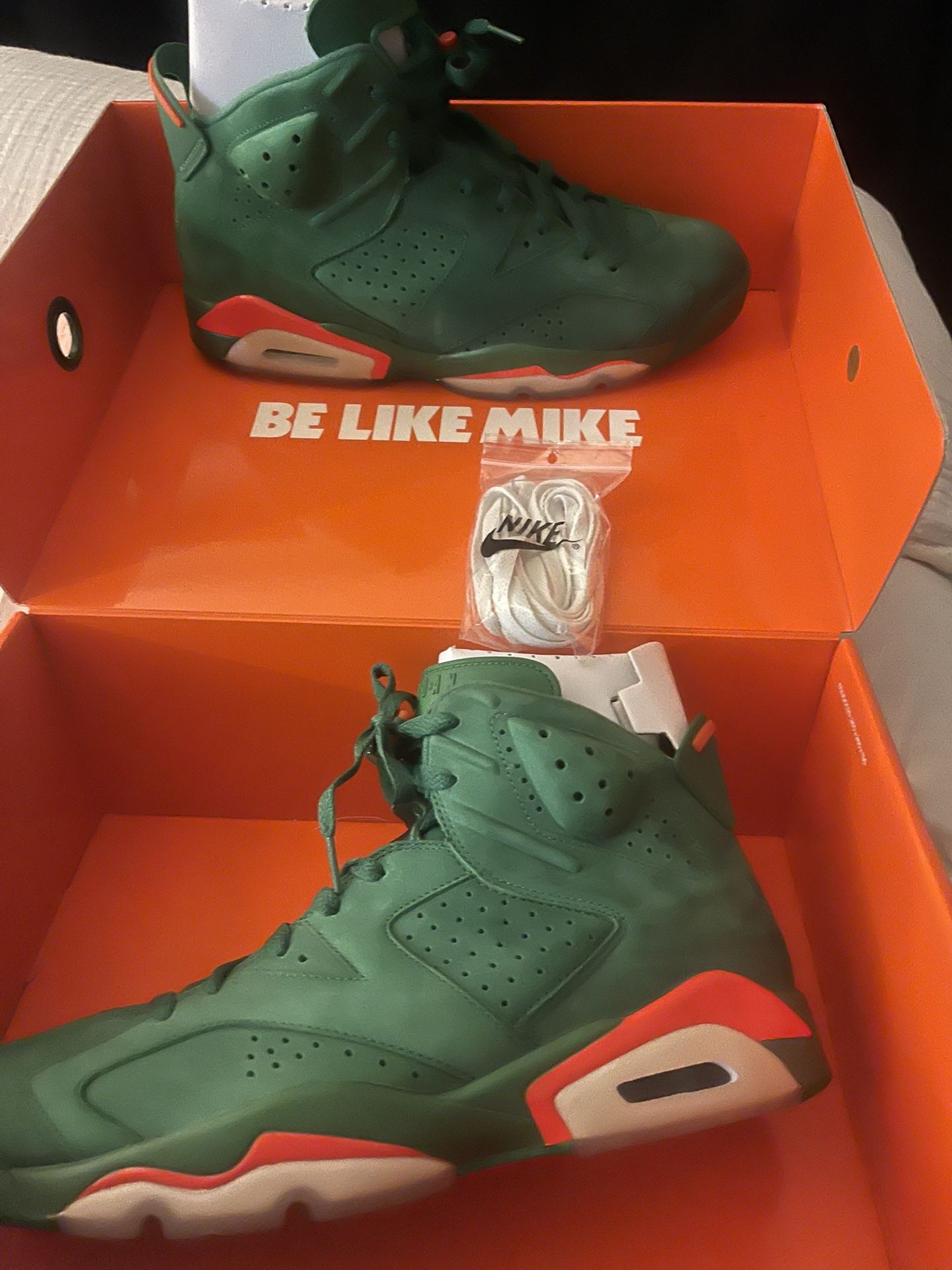 Air Jordan 6 Retro Green Suede Gatorade'