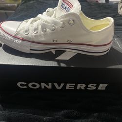 White Womens Converse Size 6.5