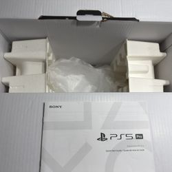 Sony PlayStation 5 Pro Box & Inserts PS5 Pro White Box 📦 