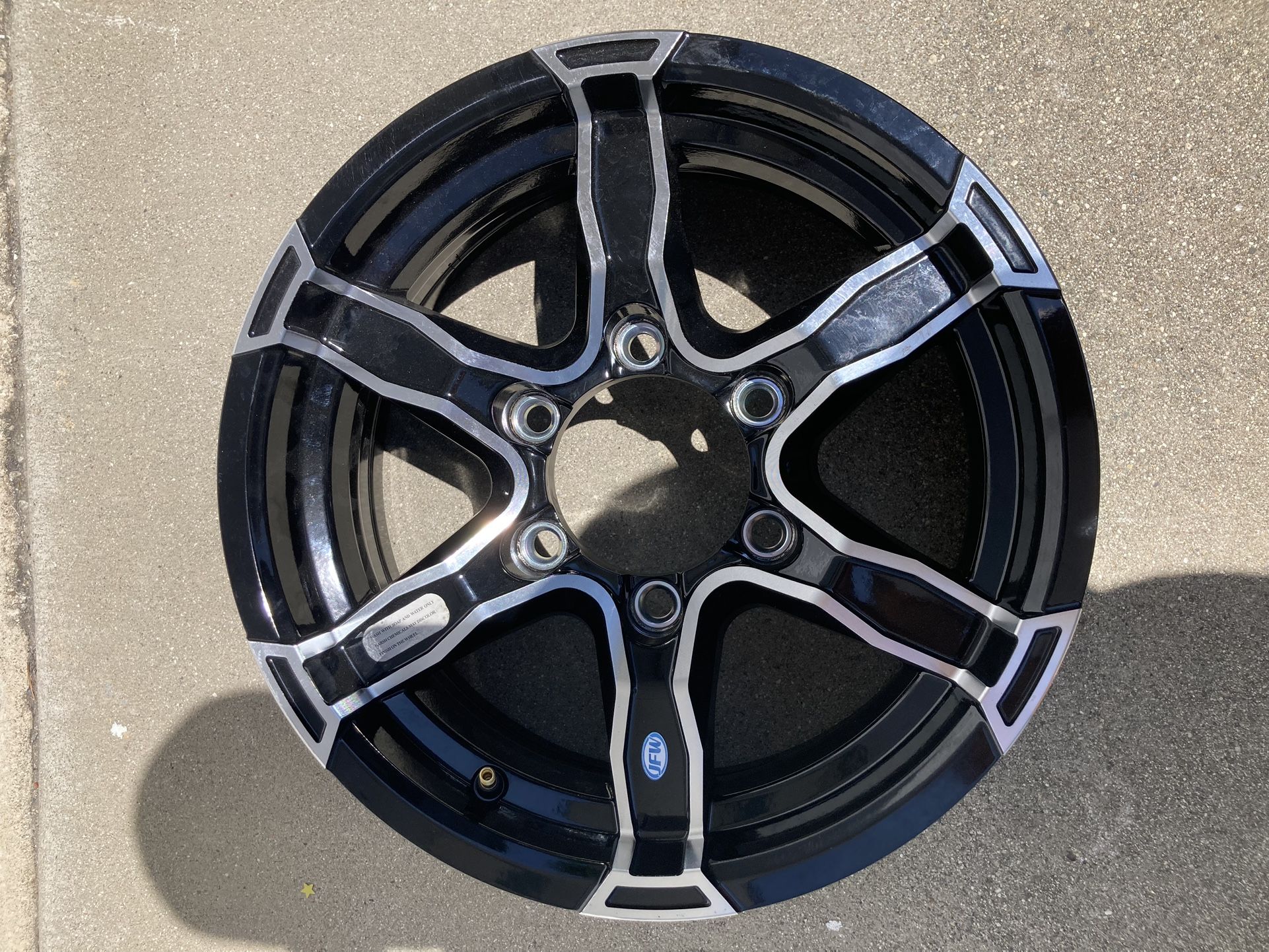 JFW 15 Inch Aluminum Trailer Wheel