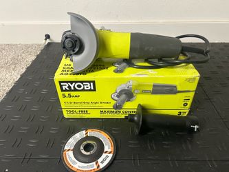 RYOBI 5.5 Amp Corded 4-1/2 in. Angle Grinder