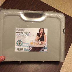 Folding Table Tray Storage Case