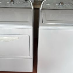 Whirlpool, white,wtw5600xw2 washer and wed5600xw0 dryer