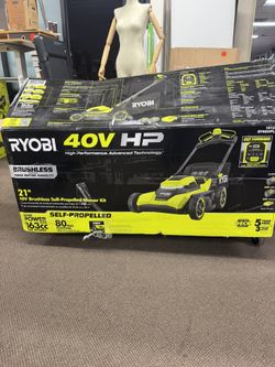 40V HP Brushless 21 in. Cordless Battery Walk Behind Push Lawn Mower with 8.0 Ah Battery and Charger 