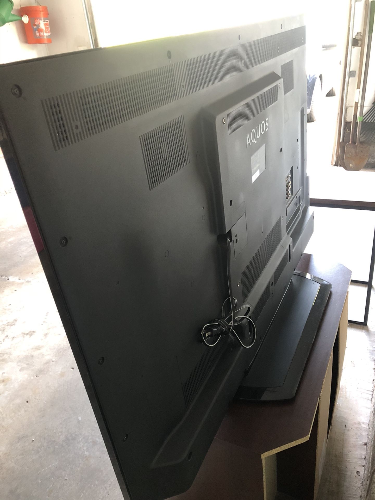 Sharp Aquos 60” TV with TV Stand