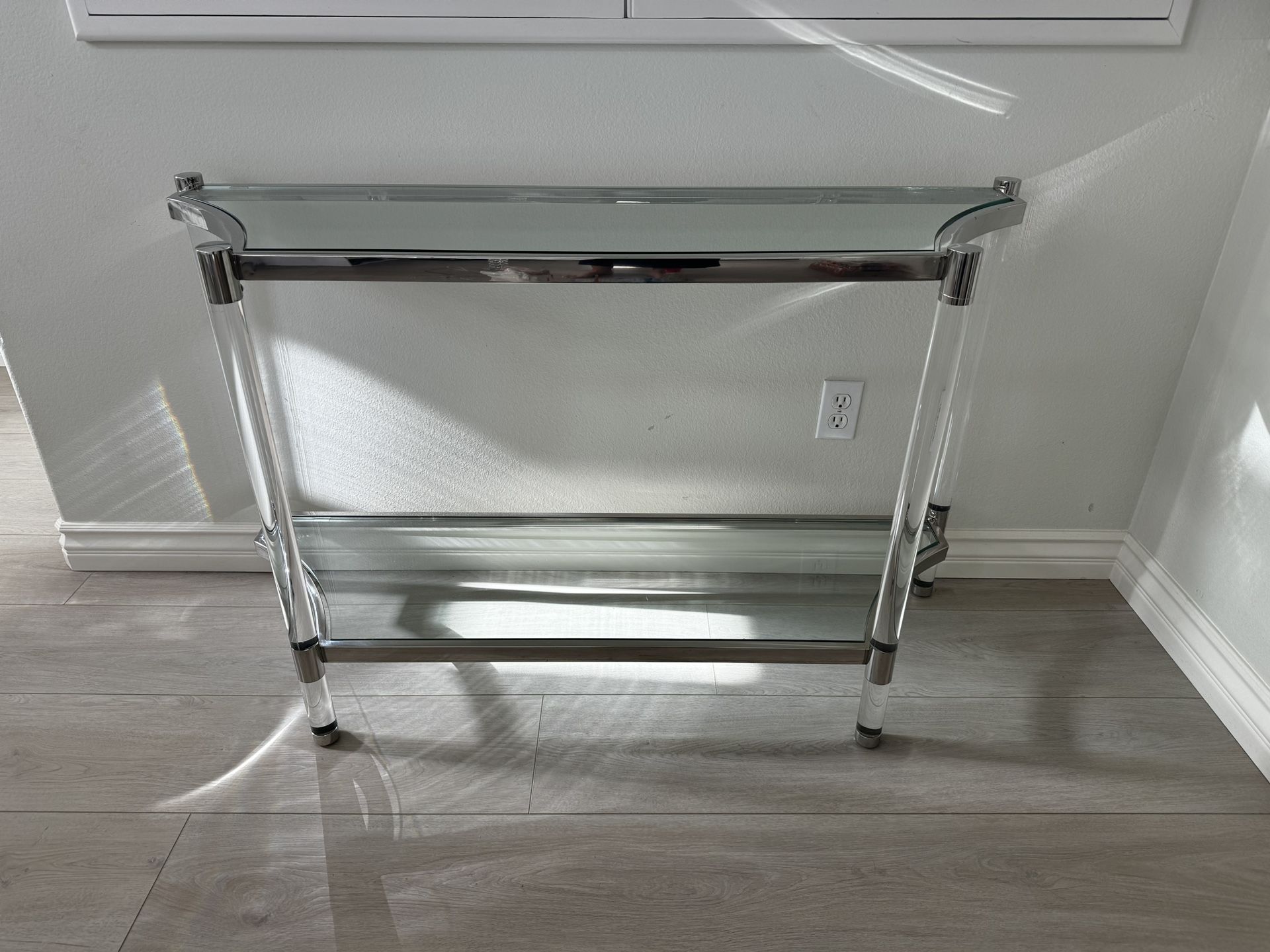 Acrylic Console Table - 48" W x 16" L x 30" H