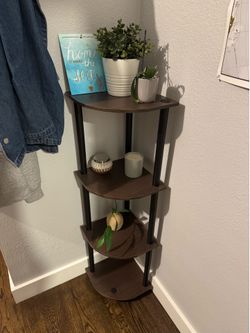 Wooden Corner Shelf