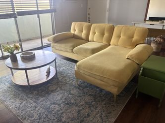Yellow couch