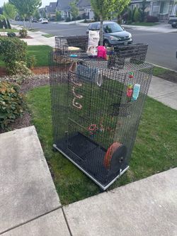 Large exotic animal cage
