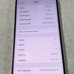 IPhone 13 128GB Unlocked Pink