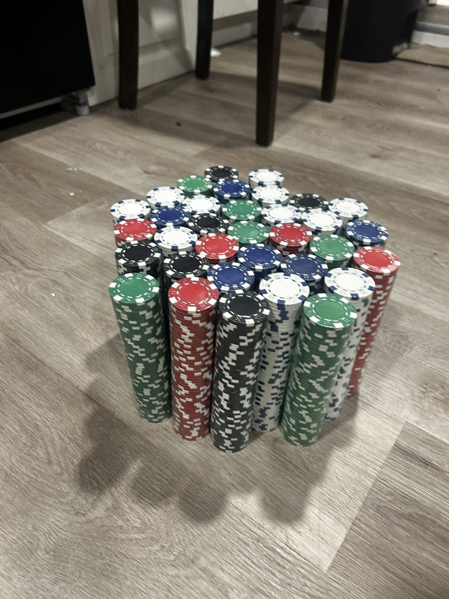 1700 Poker chips (TRADES ONLY)