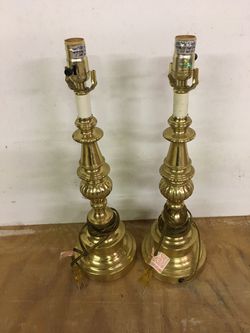 One pair of matching lamps