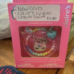Claire’s Lip Gloss Charm Bracelet