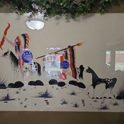 framed painting  By jim tartsah