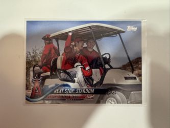 Justin Upton / Shohei Ohtani / Mike Trout #US158 2018 Topps Update