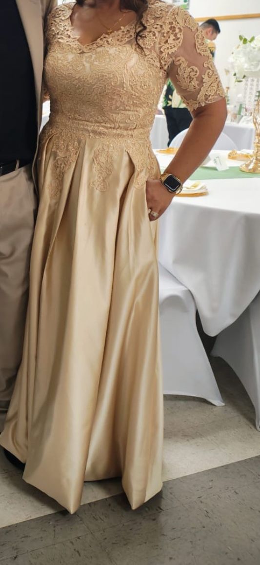 $50 Gold Dress 