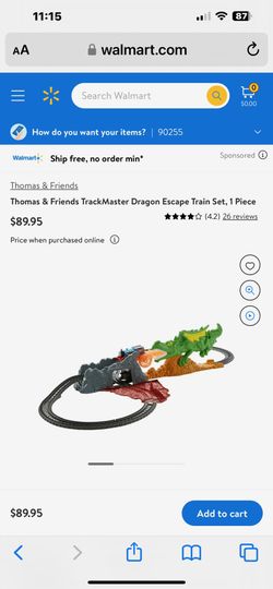 Thomas & Friends TrackMaster Dragon Escape Train
