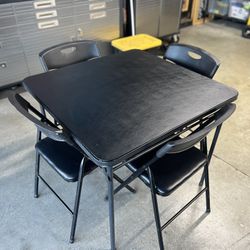 Card Table And Chairs