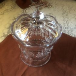 Crystal Tea Biscuit Jar…$5.00a