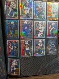 2025 NFL topps chrome football cards