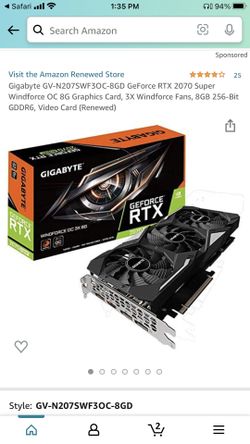 RTX 2070 Super Gigabyte Windforce OC For Sale/Trade