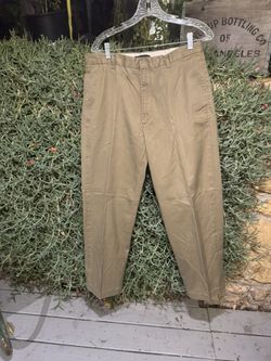 Banana Republic flat-front chino Khaki Pants