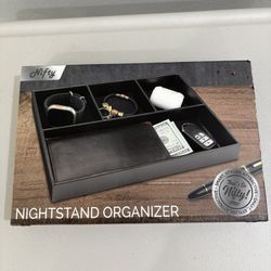 Nightstand organizer brand new in box black color 