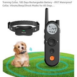 Htcuto Wireless Dog Fence 3500FT Electric Fence and 6100FT Remote Training Collar, 185 Days Recharge