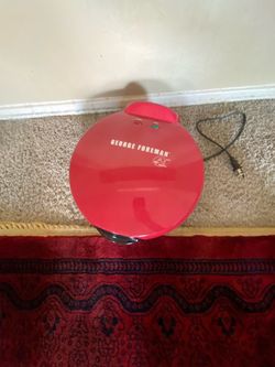 George Foreman Electric Grill Red