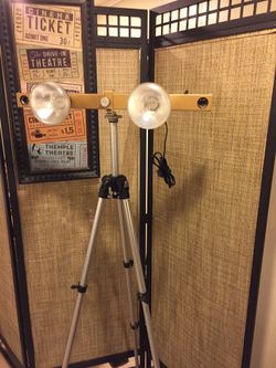 Vintage Movie Backlighting Tripod!